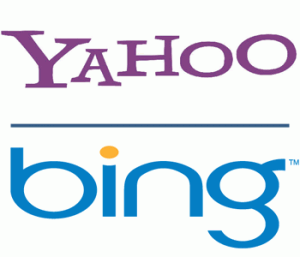 Bing and Yahoo