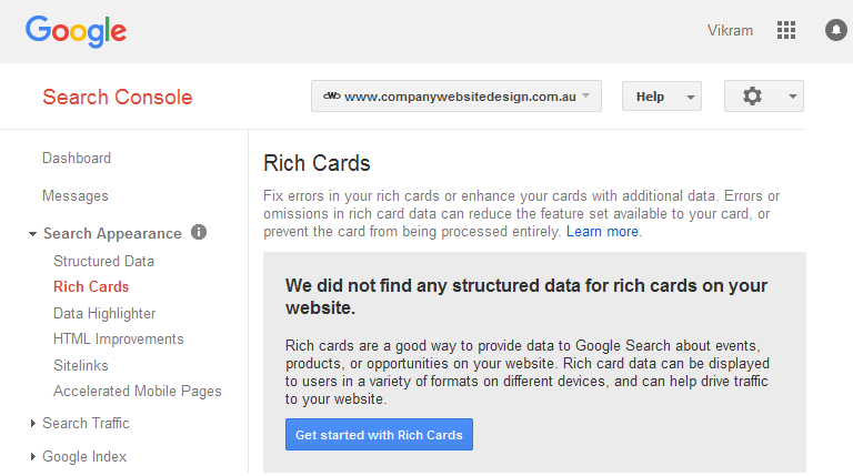 Google Rich Card Setup