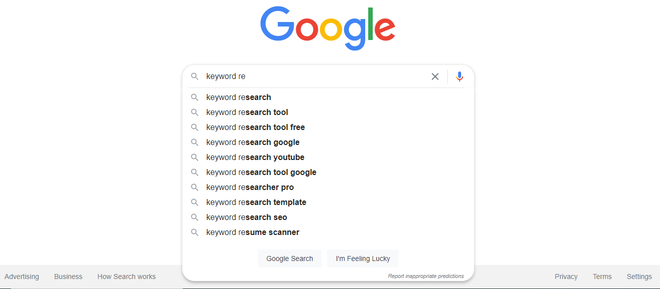 Google Autocomplete