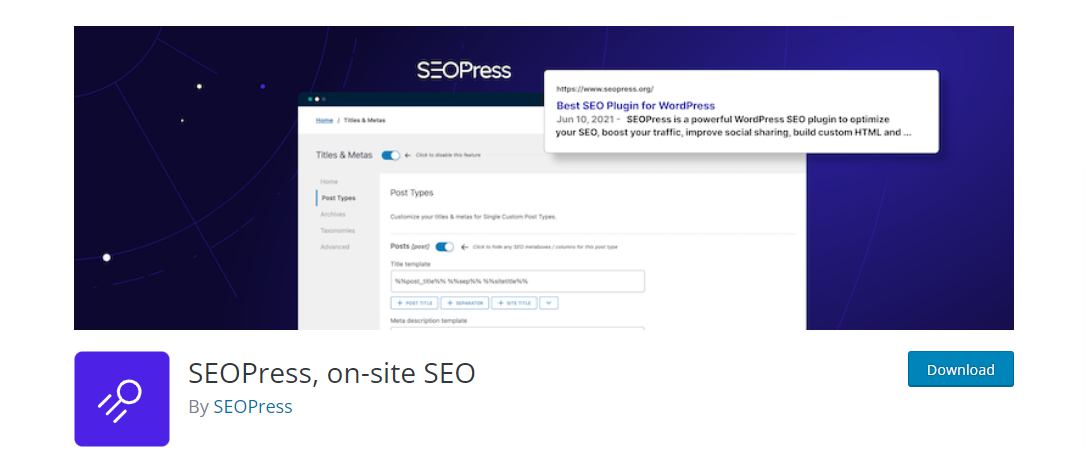 SEOPress - WordPress SEO plugin