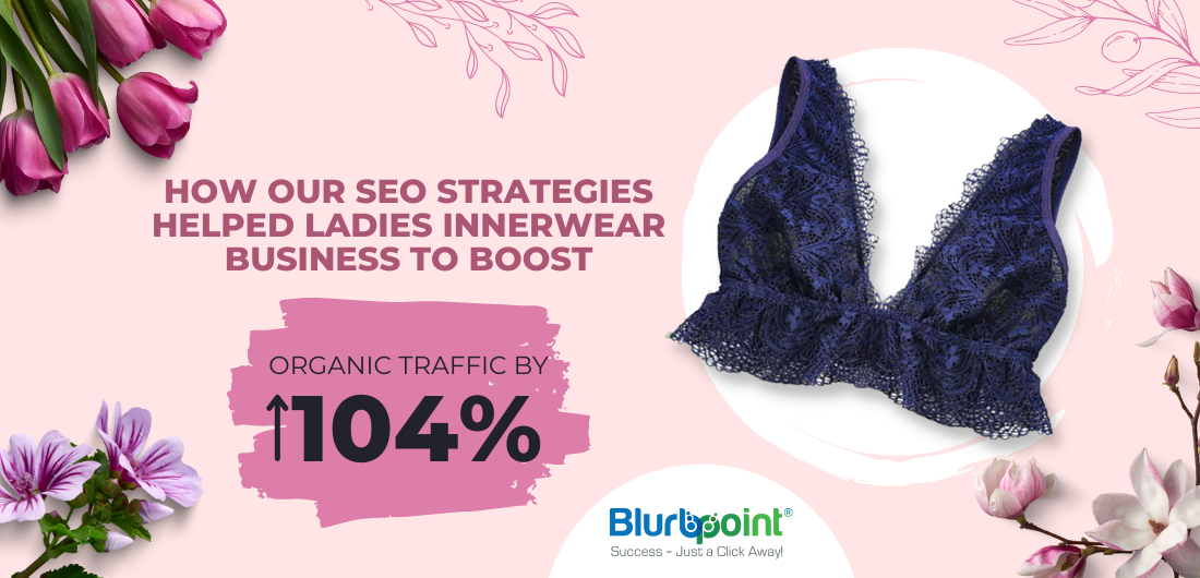 How our SEO strategies Helped Ladies Innerwear Business to Boost Organic Traffic by 104%